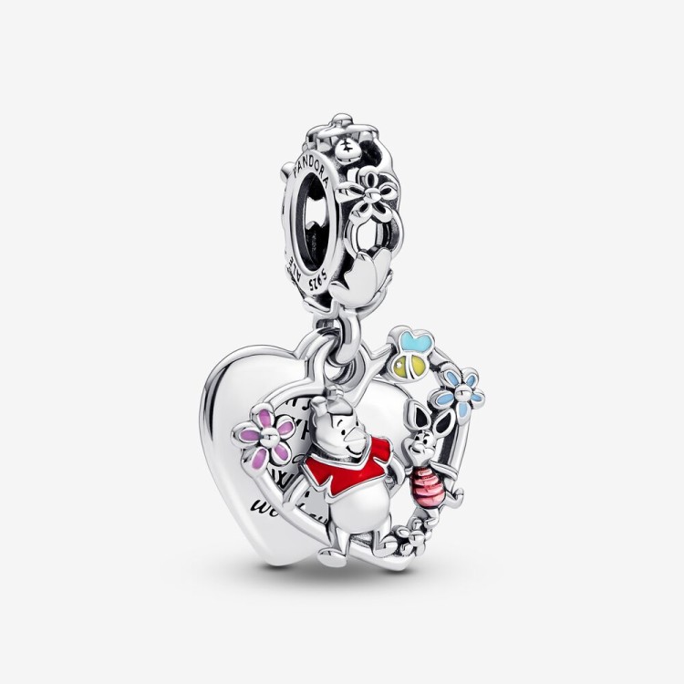 Charm pendente Disney, Winnie the Pooh, Pendente Winnie e Pimpi