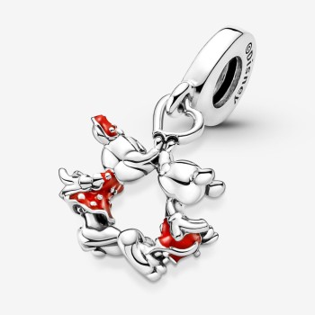 Charm Pandora Pendente Mickey Mouse & Minnie, Il Bacio