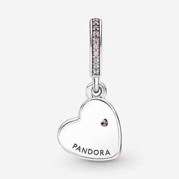 Charm  Pandora Pendente Cuori Intrecciati e Famiglia