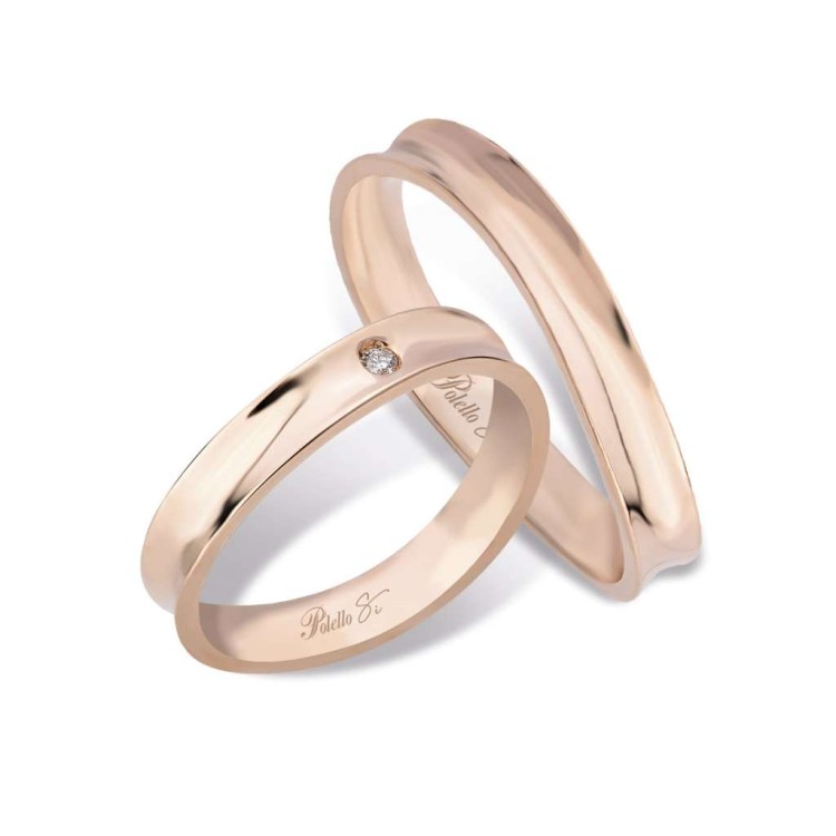 Fede Polello 18kt in oro rosa