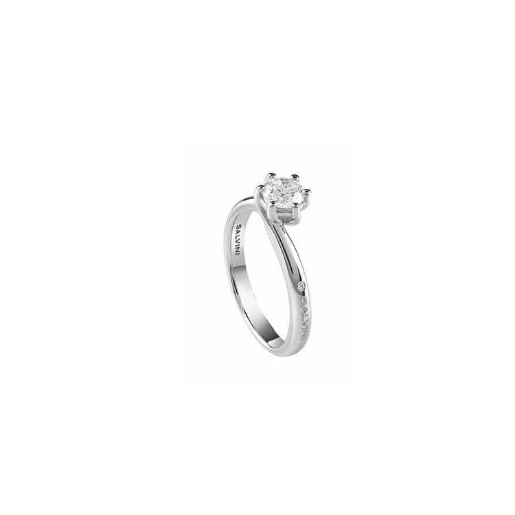 Anello solitario Salvini unica pietra 0.26ct