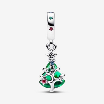 Charm Pandora Pendente Albero di Natale con Stelle