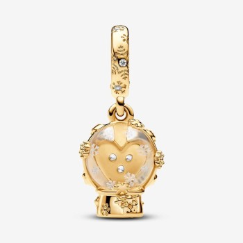 Charm Pandora Pendente Palla di Neve con Cuore