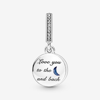 Charm Pandora Pendente "To the Moon and Back"