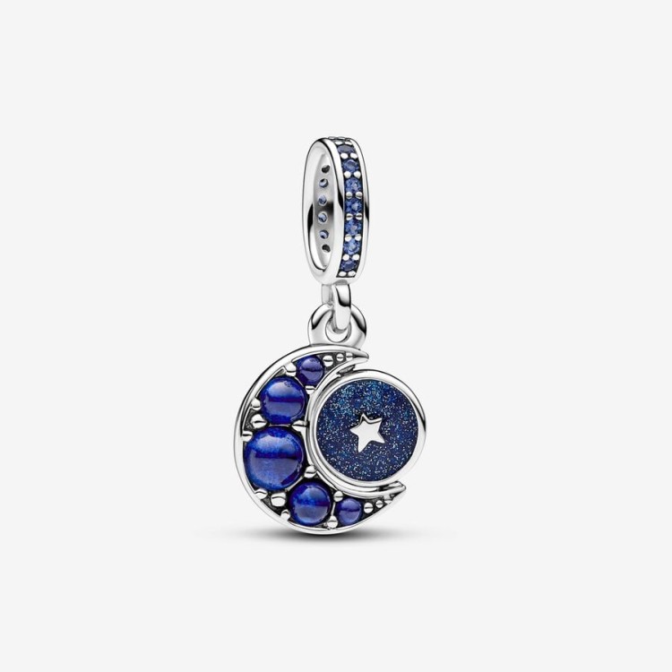 Charm Pandora Pendente Luna Girevole