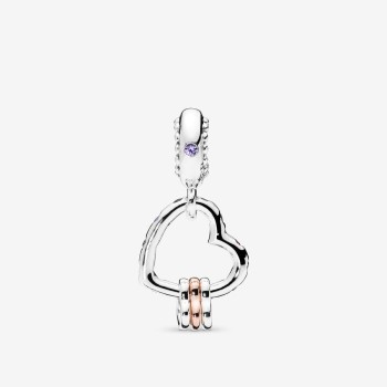 Charm Pandora Pendente Unione di Cuori