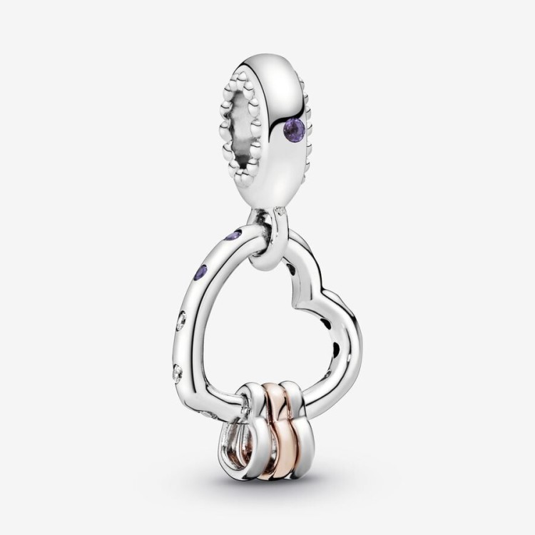 Charm Pandora Pendente Unione di Cuori