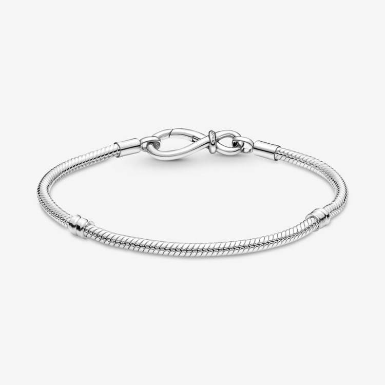 Bracciale Pandora con Chiusura a Nodo Infinito