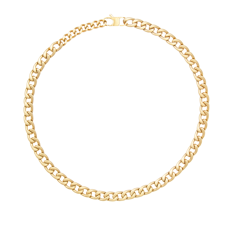 Collana in acciaio Breil gold collezione Block Chain