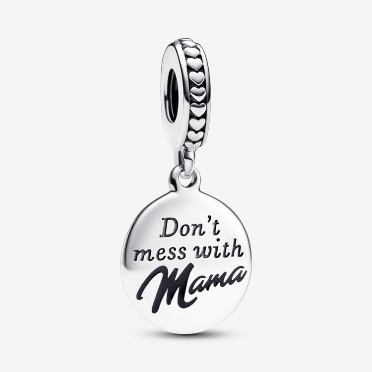 Charm Pandora Pendente “Don’t’ Mess with Mama” da incidere