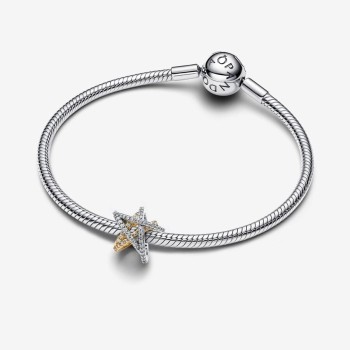 Charm Pandora Stella Intrecciata Luminosa