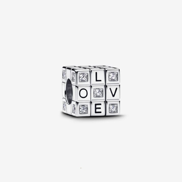 Charm Pandora Cubo LOVE