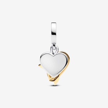 Charm Pandora Pendente Cuore con Freccia da incidere