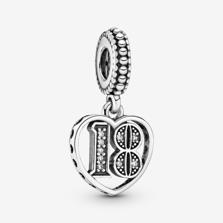 Charm pandora pendente 18 Anni