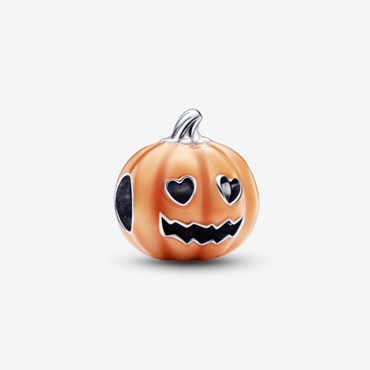 Charm Pandora  Zucca di Halloween che si illumina al buio