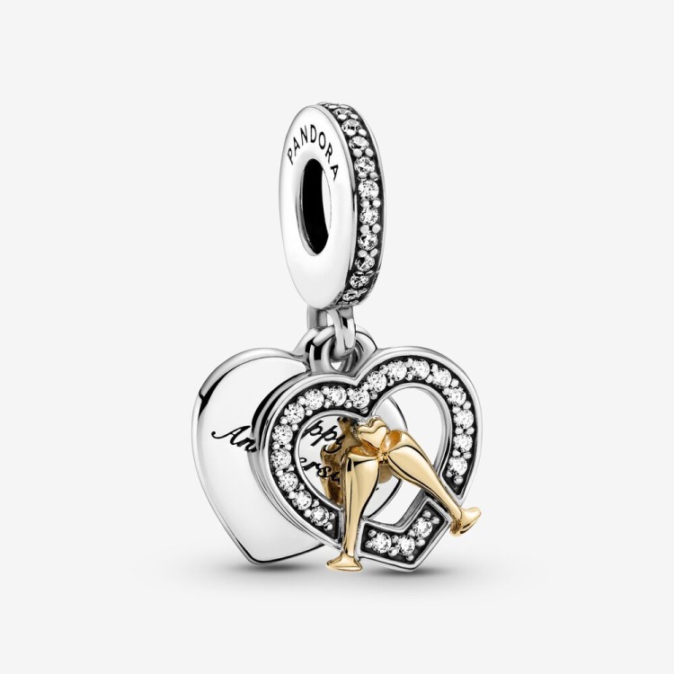 Charm Pandora Pendente Buon Anniversario