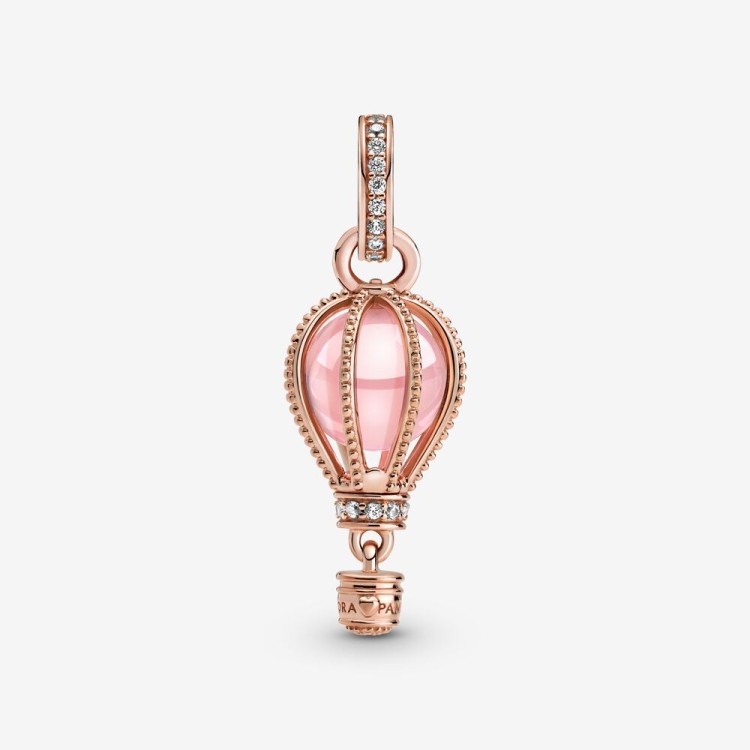 Charm Pandora Pendente Mongolfiera Rosa