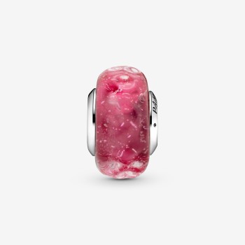 Charm Pandora Vetro di Murano Fantasia Rosa